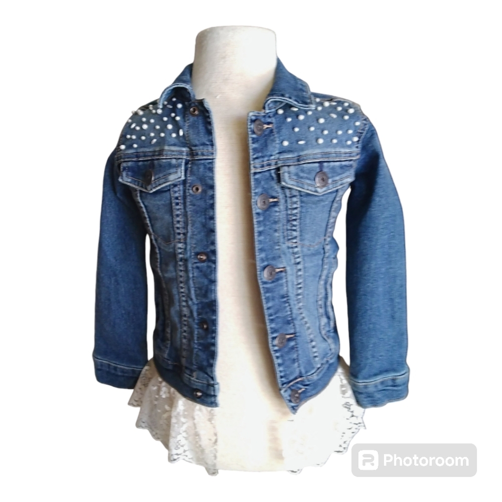 Osh Kosh B'gosh Refashioned 4T denim jacket